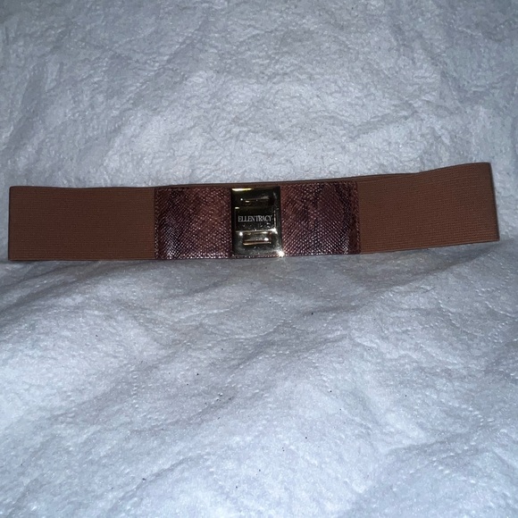 Ellen Tracy Snake Print Stretch Belt – L/XL - Picture 11 of 12